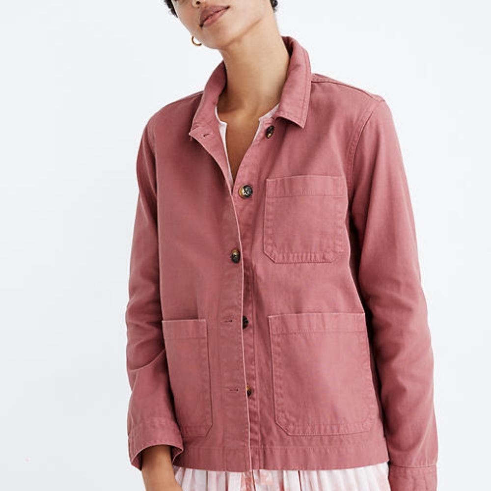 CLOSET CLOSING* Garment dyed ashwood chore coat